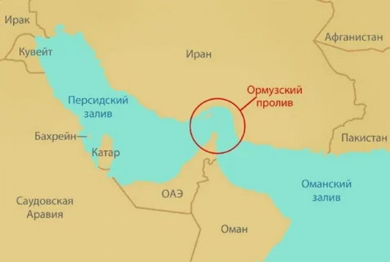 Судоходство в Ормузском проливе практически остановилось